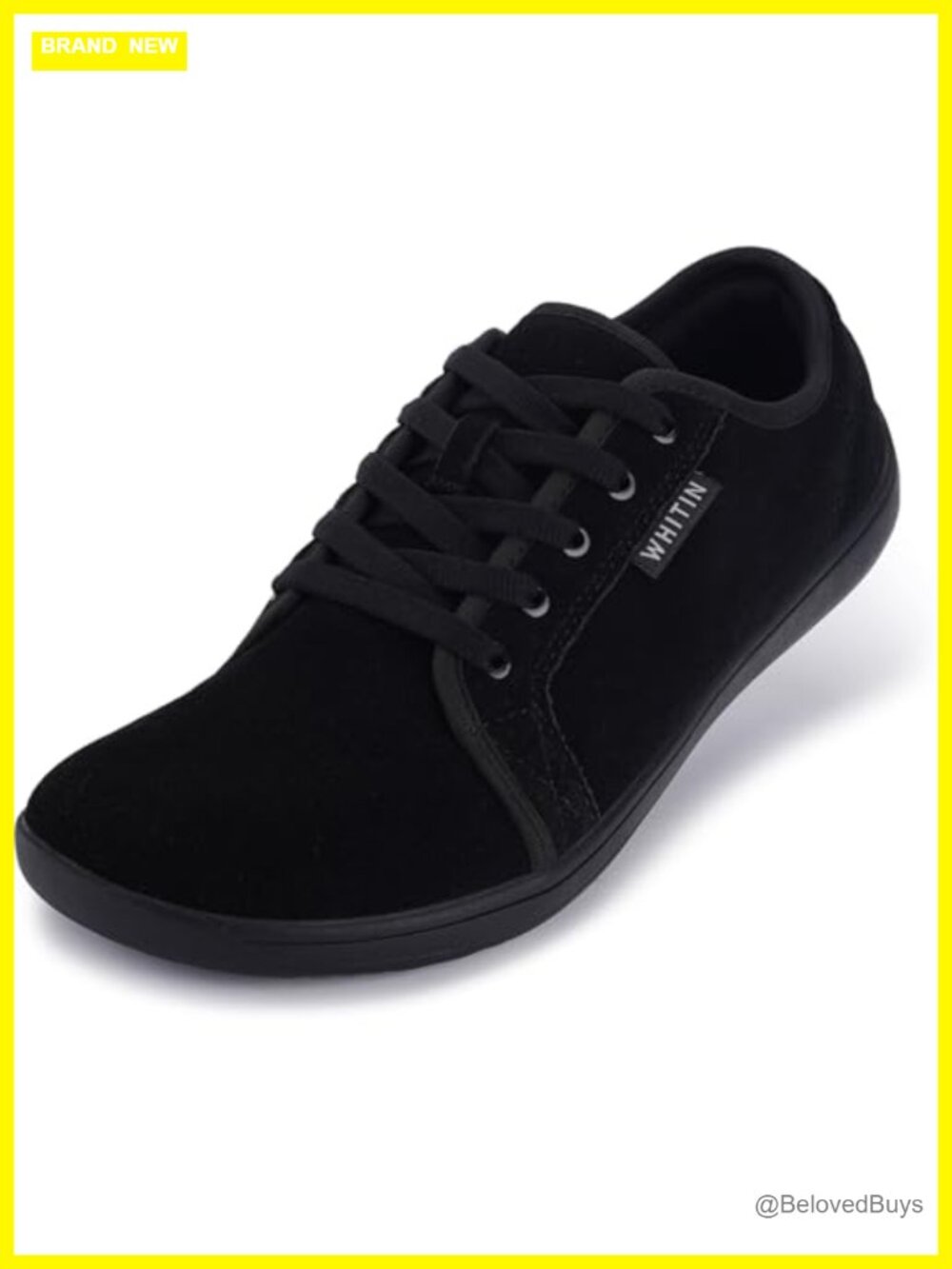 Genuine Leather Minimalist Barefoot Sneakers Zero-Drop Wide Toe Walking